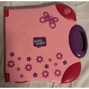 Leap Frog Leap Start Pink Interactive Learning System Pad Tested and Working